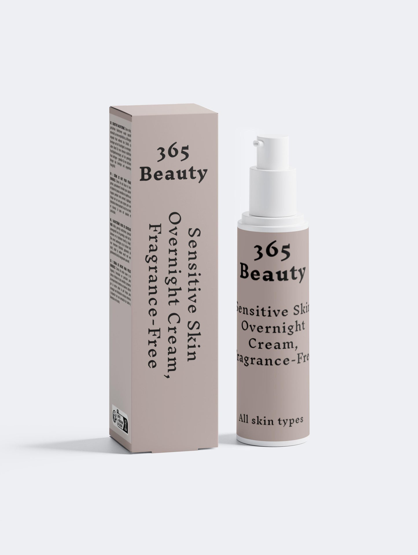 Sensitive Skin Overnight Cream, Fragrance-Free